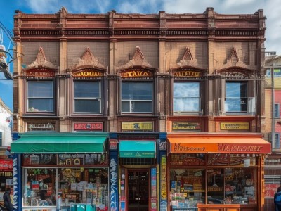 商贸门头照片实拍案例，见证商业门面的瞬间