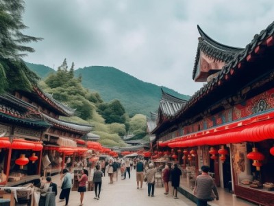 苍南的自然风光与文化活动商贸城，商业特色与自然与文化结合