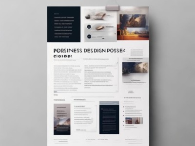 商务海报设计指南，专业风格，模板技巧与设计原则