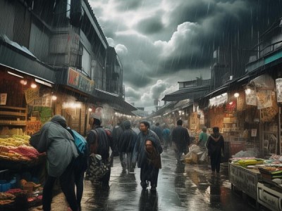 商贸市场中的金融风暴，持续影响其发展。