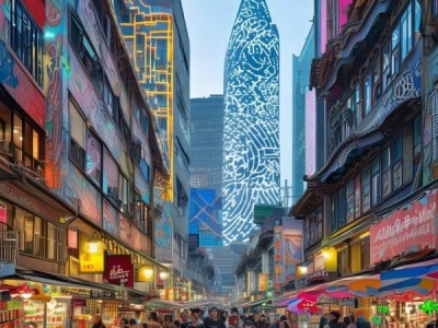 东辽商贸城，商业与艺术的融合区域