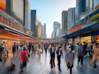 柳巷商贸广场经济繁荣，成为新引擎