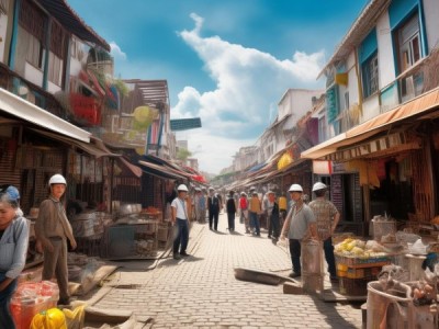 商贸街拓宽，机遇与挑战