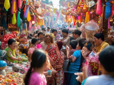 商贸集市，商业狂欢的精彩瞬间