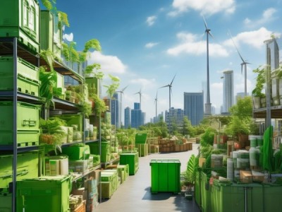 绿色储存与商贸商品，可持续发展的绿色未来