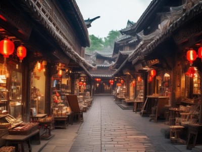 古色古香商业街，历史与活力并存