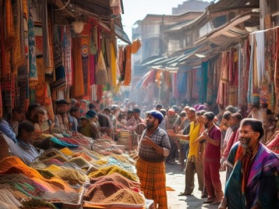 商贸集市，一场充满活力的商业活动