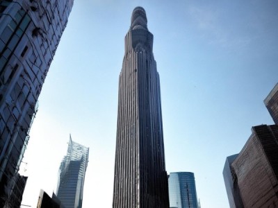 肃宁商贸城建筑艺术与城市记忆的现代价值，画中的主体