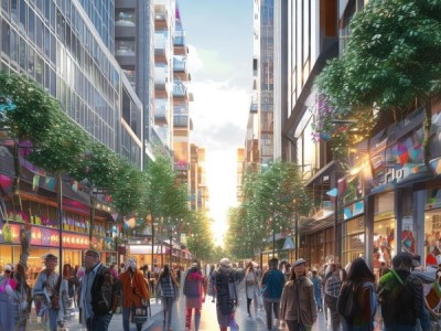 商贸时代，商业升级，商贸小区翻新开启新篇章