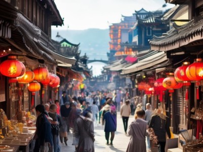 千年商贸城，一江春水向东流——黔城商贸城 booming街引人注目