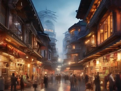 商贸服务区，商业城市中的温暖之光