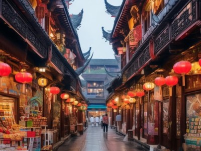 象山爵溪商贸街，商业气息中的艺术之美