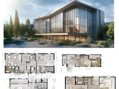 商贸大楼平面设计案例图，从创意到实际应用