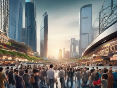 广州商贸流通项目，重点突出机遇与挑战并行，未来充满希望