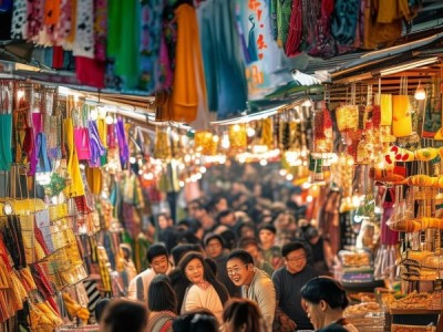 鑫源商贸夜市，创意与活力并存