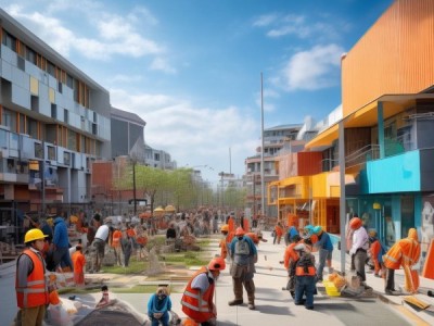 清徐商贸城装修热，社区生活新气象