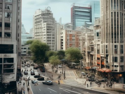 商贸城的地理位置和商业设施 advantageous location，提供多样化的 dining, retail, and shopping options