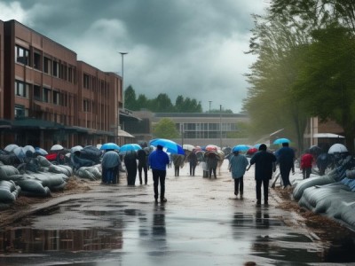 高校在暴雨后的商贸保障措施