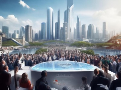 新港商贸城，未来与活力的新闻发布会