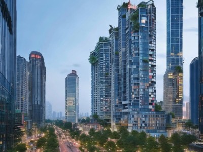 开启 residential area in the heart of the city: 崇左汽车商贸城项目