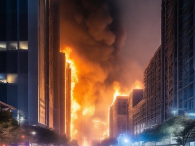 达州商贸城发生火灾，引发警示事件