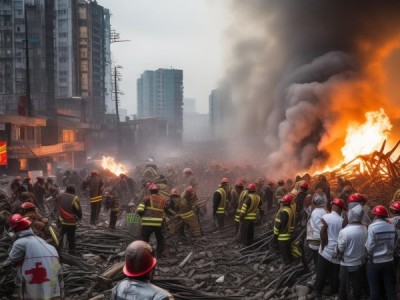 东升商贸城附近重大爆炸事件，紧急救援与后续调查