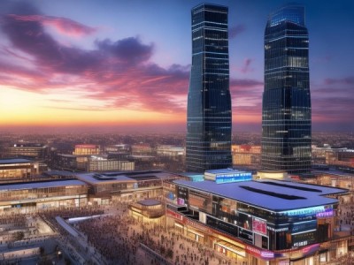 鹰城商贸中心三期项目图，一场气势磅礴的商业盛宴