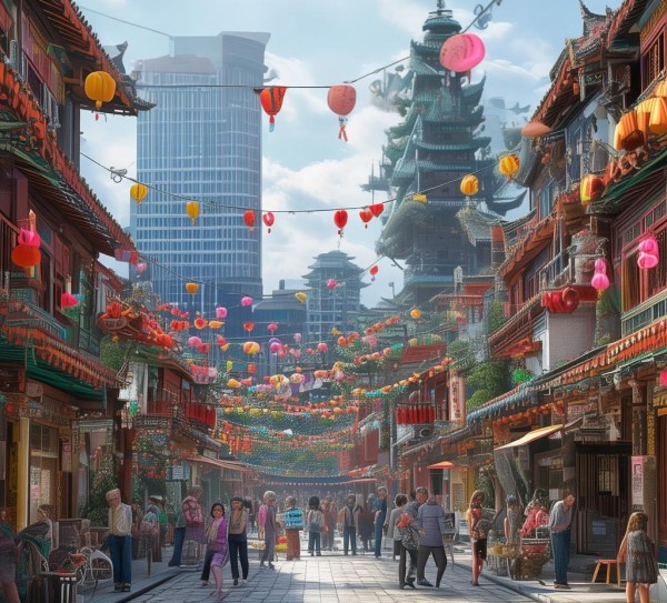 乐化镇集镇商贸服务区，连接发展与生活的商贸中心