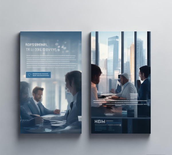 视觉与战略完美结合，打造专业商务服务海报设计