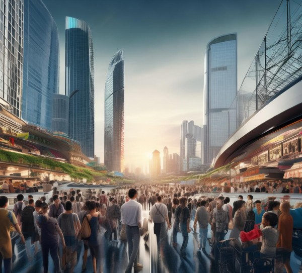 广州商贸流通项目，重点突出机遇与挑战并行，未来充满希望