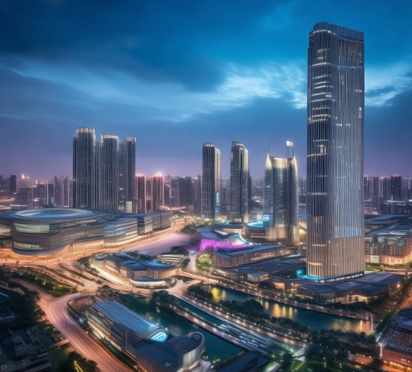 广州西郊商贸中心，连接未来，成就辉煌