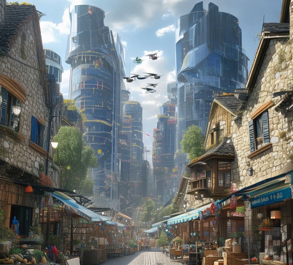 欧洲商贸小镇，未来与过去的创新融合