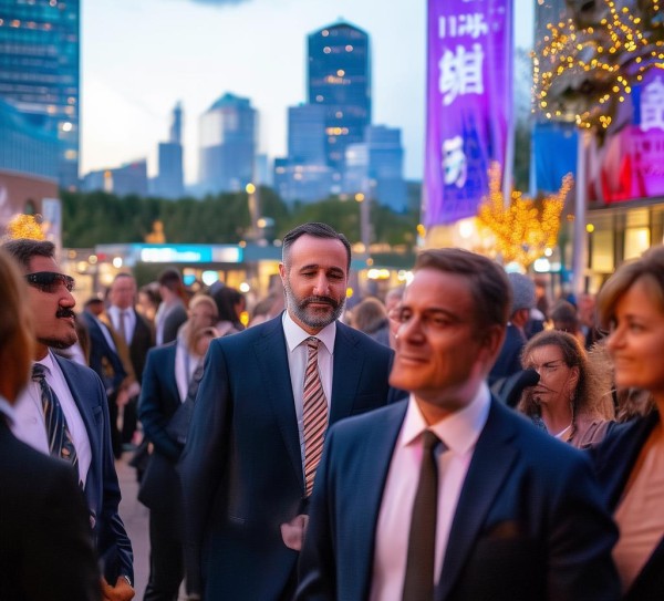 天水新闻，西北商贸城物业迎新活动，吸引商界领袖参与