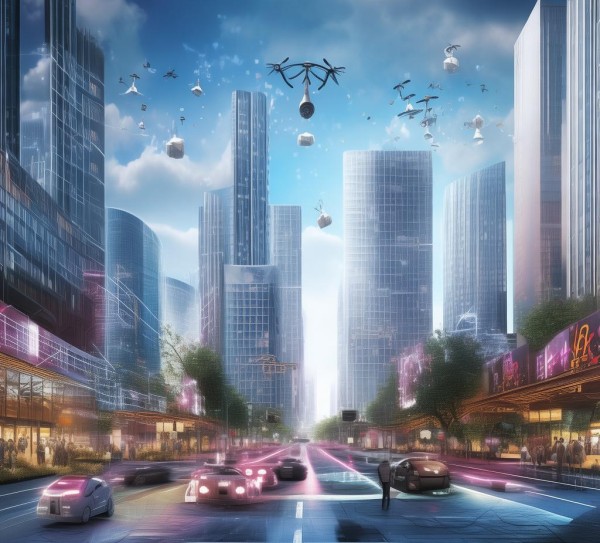 闵行区在智能信息商贸服务方面探索创新，助力未来城市发展的趋势，推动智慧化城市建设。