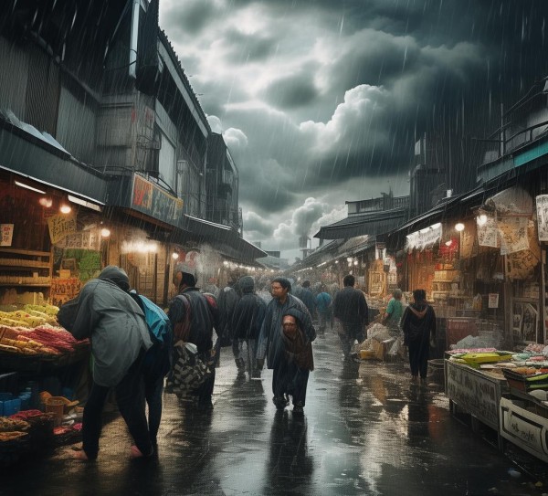 商贸市场中的金融风暴，持续影响其发展。