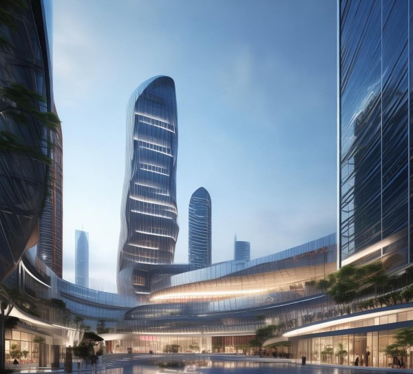 汇金湾商贸中心，高端商业范式，未来商业中心的 designate