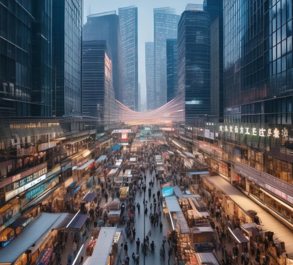 湖北国际商贸城，全国性商贸枢纽，连接全国的枢纽之都