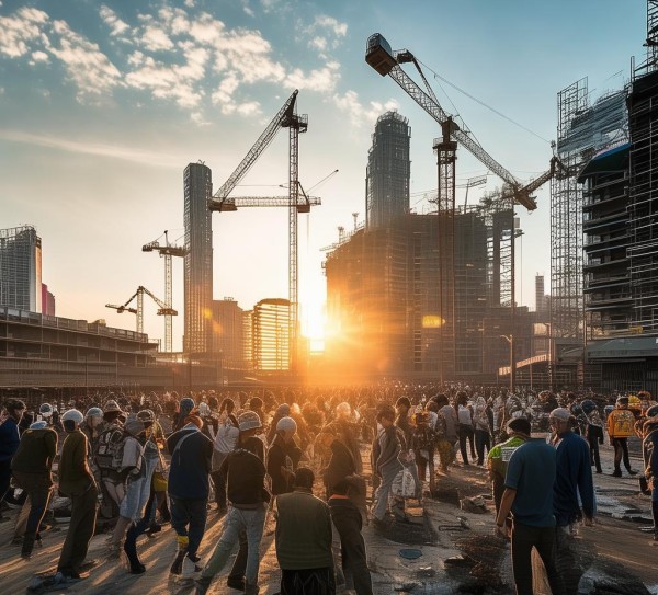 日照国际商贸城项目部，机遇与机遇