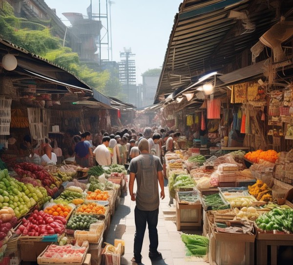 旬阳商贸街，商品大市场，干劲劲道