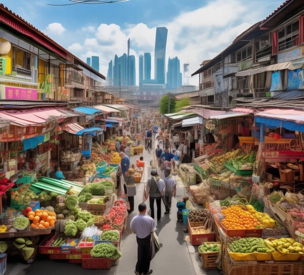 忠县商贸重镇，市场动态，未来展望