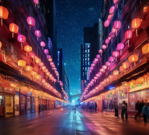 浙江省绍兴市商贸服务企业经济繁荣，璀璨星河