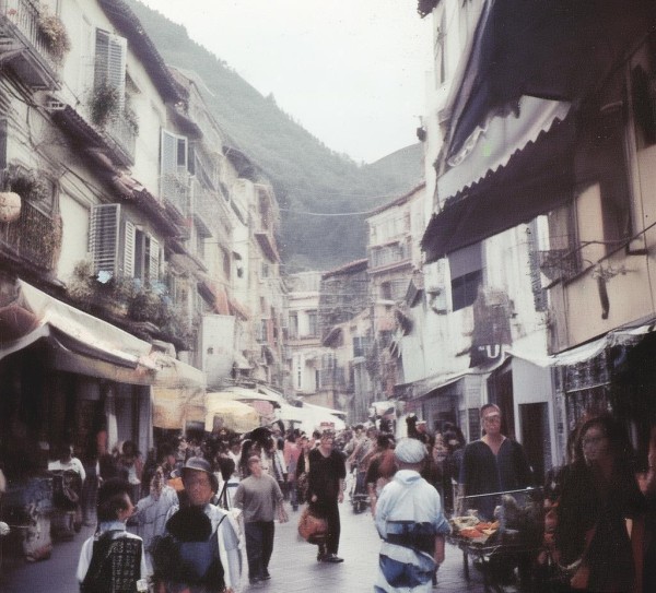 商贸街，视觉盛宴，商业广告的完美呈现