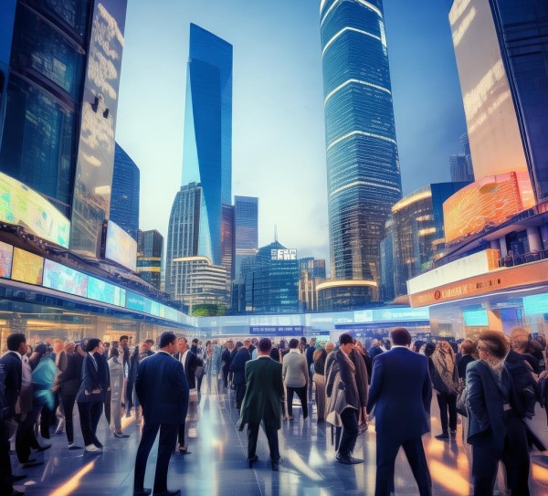 上海在明商贸服务中心，经济与商务的创新高地