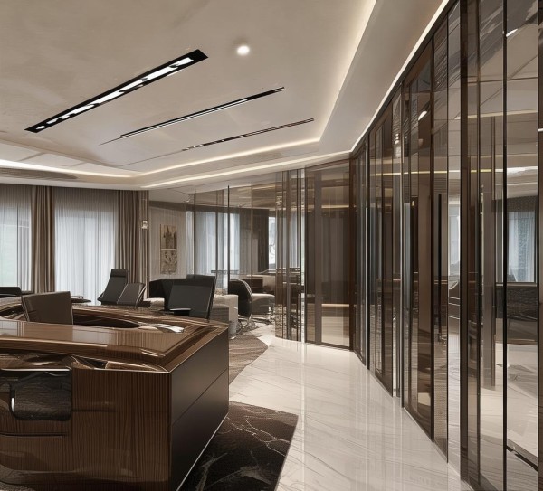 高端商务公司，专业装修案例，从细节到品质，匠心打造