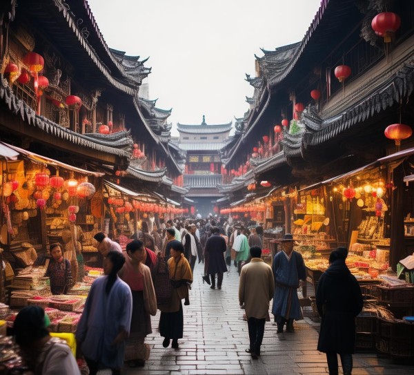 渭滨商贸，商业黄金时代