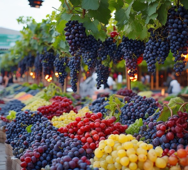 葡萄商贸广场，葡萄种植与贸易的枢纽
