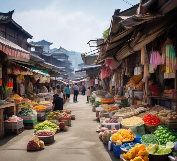 乡镇商贸展现供应链韧性，应对市场波动。