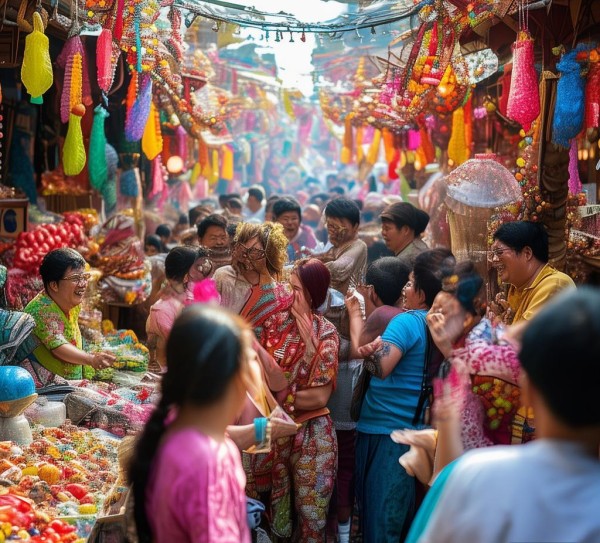 商贸集市，商业狂欢的精彩瞬间