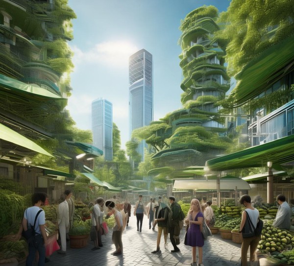 绿色未来助力青浦区市场商贸服务