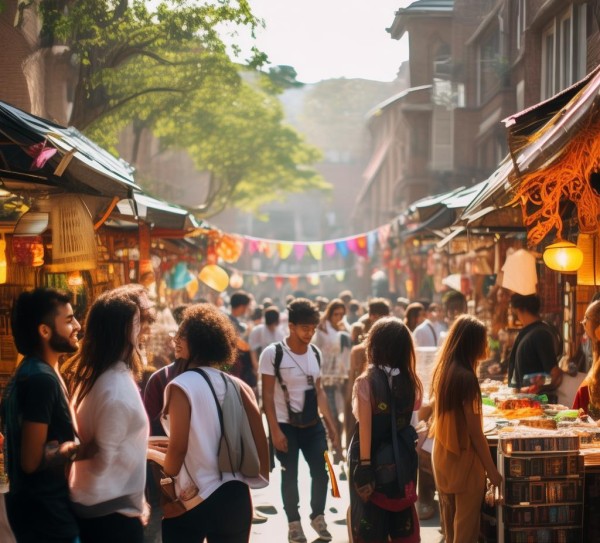 校园商贸集市，多元互动，温暖校园